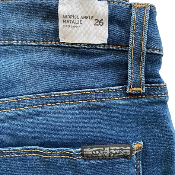 Hudson Los Angeles Natalie Super Skinny Mid Rise Ankle Jeans Women’s Size 26 - Picture 8 of 16